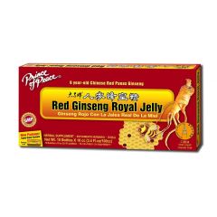 Prince of Peace Chinese Ginseng Extracts And Blends Red Ginseng Royal Jelly 10 x 10 cc